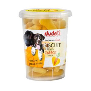 تشویقی سگ بیسکویت دودوتی هویج 150 گرم