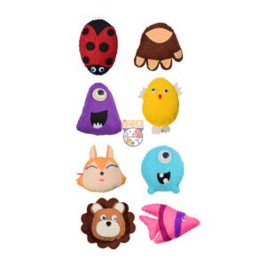 اسباب بازی گربه عروسک کت نیپ دار نمدی