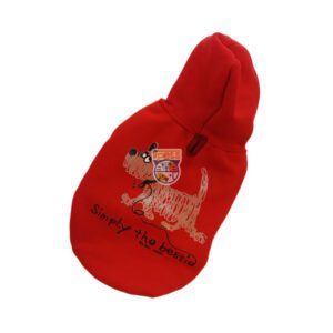 هودی دورس کلاهدار سگ و گربه قرمز